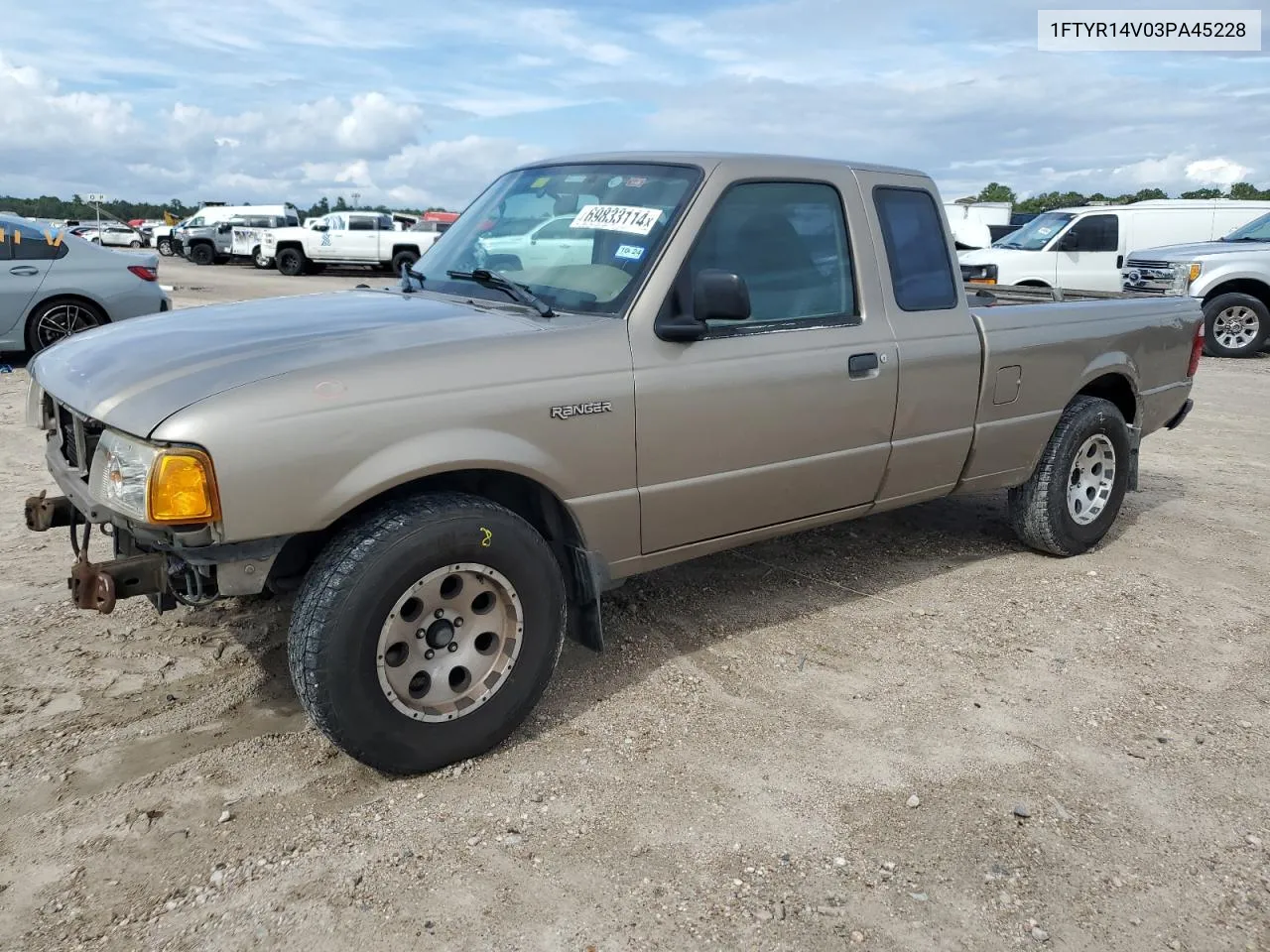 1FTYR14V03PA45228 2003 Ford Ranger Super Cab