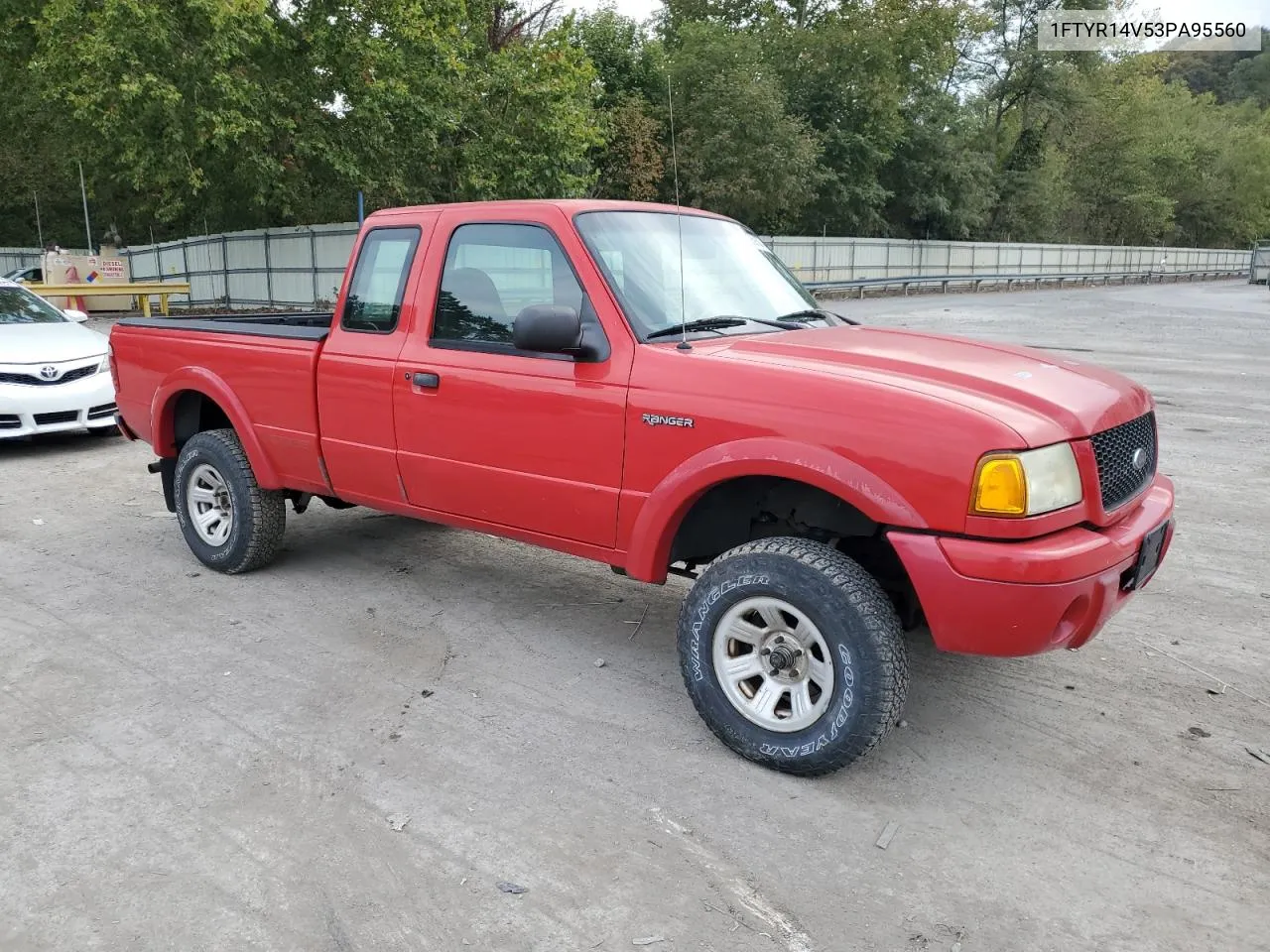 2003 Ford Ranger Super Cab VIN: 1FTYR14V53PA95560 Lot: 70069324