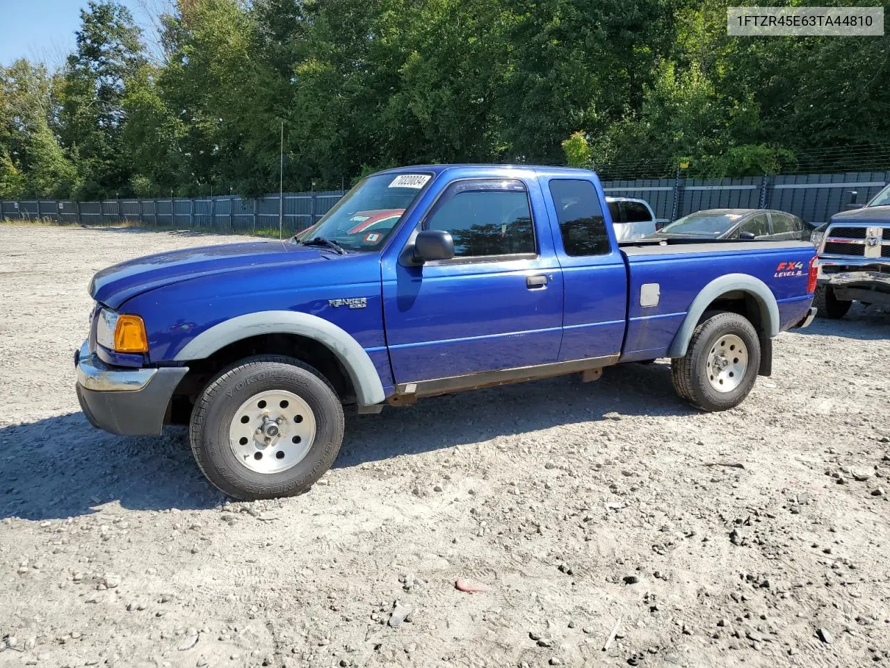 2003 Ford Ranger Super Cab VIN: 1FTZR45E63TA44810 Lot: 70320034