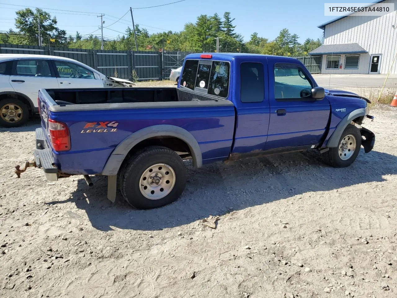 2003 Ford Ranger Super Cab VIN: 1FTZR45E63TA44810 Lot: 70320034