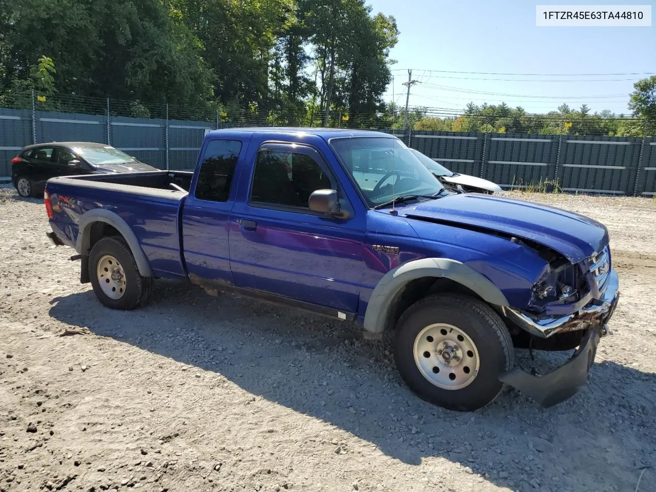 2003 Ford Ranger Super Cab VIN: 1FTZR45E63TA44810 Lot: 70320034