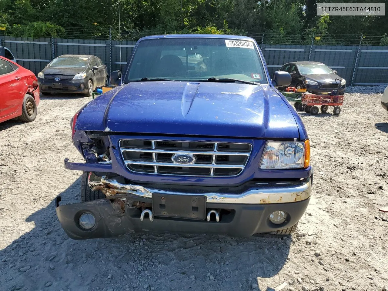 2003 Ford Ranger Super Cab VIN: 1FTZR45E63TA44810 Lot: 70320034