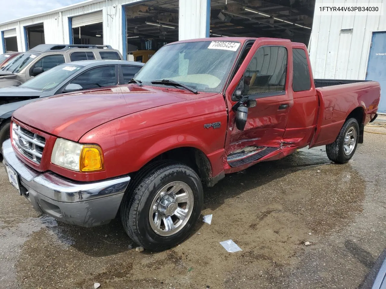 2003 Ford Ranger Super Cab VIN: 1FTYR44V63PB34030 Lot: 70605454