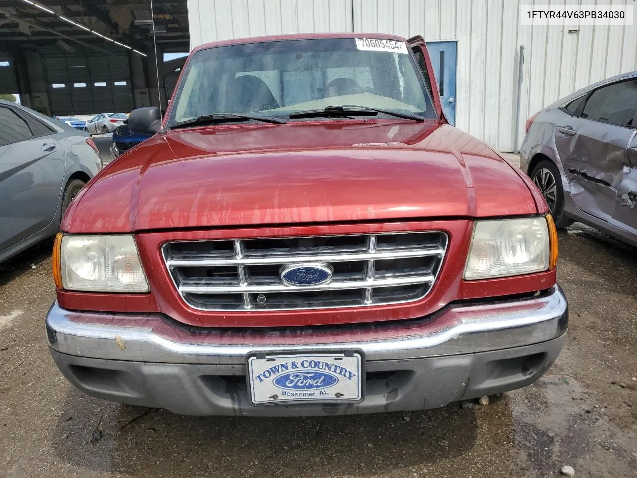 2003 Ford Ranger Super Cab VIN: 1FTYR44V63PB34030 Lot: 70605454