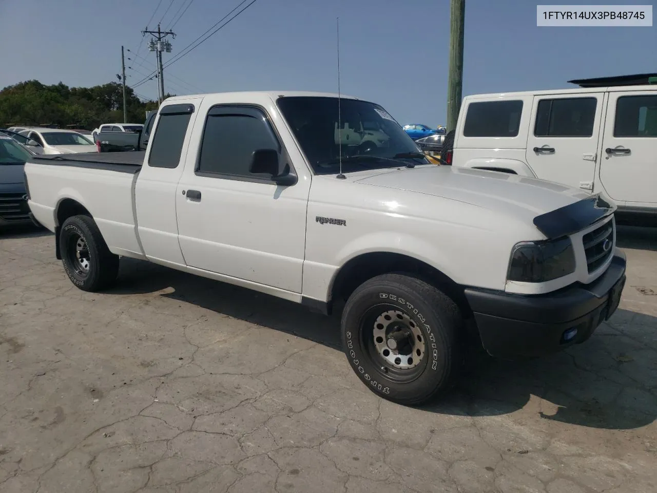 2003 Ford Ranger Super Cab VIN: 1FTYR14UX3PB48745 Lot: 70797174