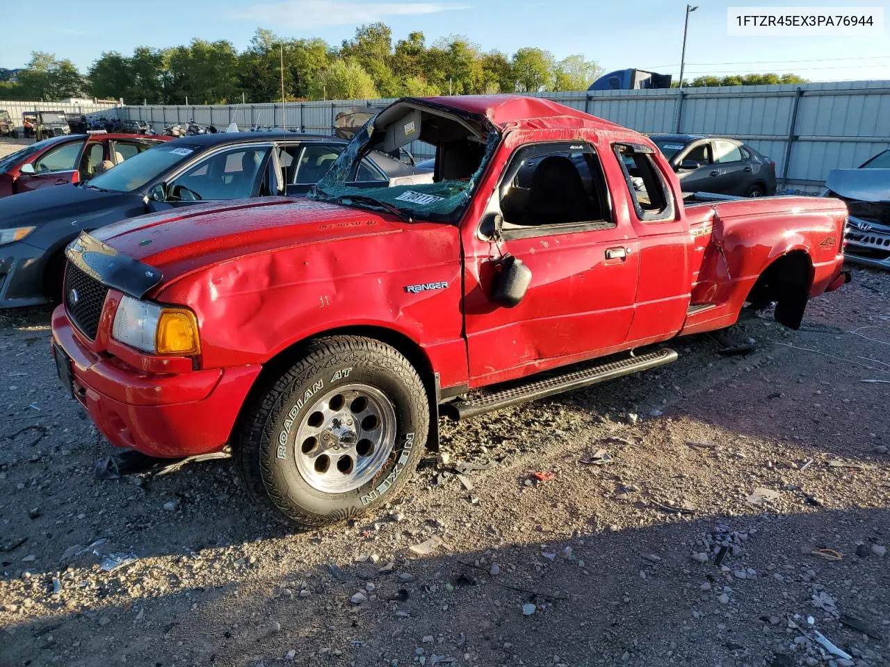 2003 Ford Ranger Super Cab VIN: 1FTZR45EX3PA76944 Lot: 70811704