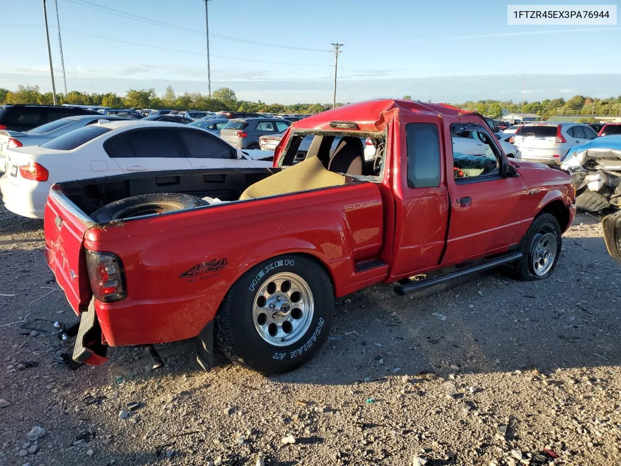 2003 Ford Ranger Super Cab VIN: 1FTZR45EX3PA76944 Lot: 70811704