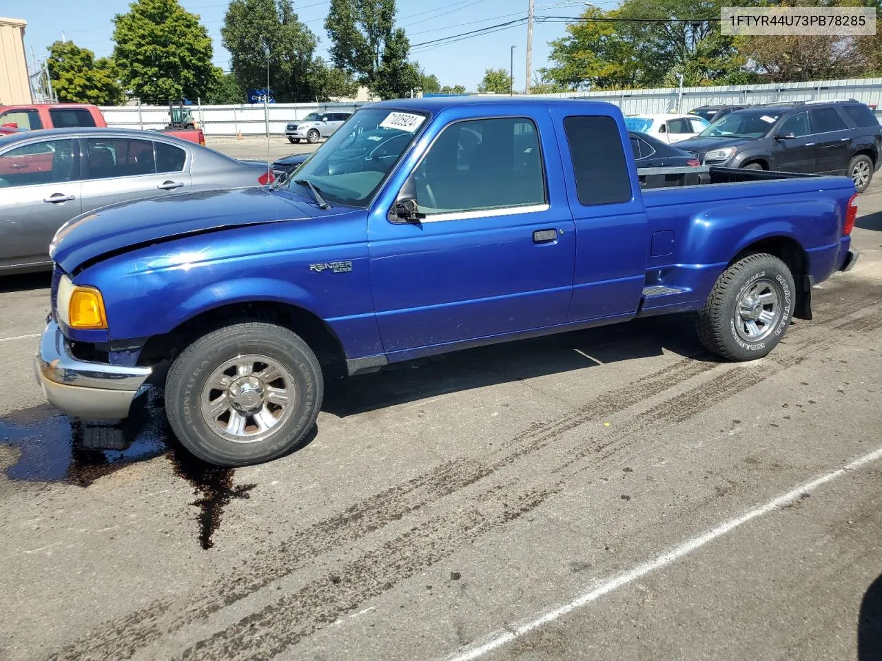 2003 Ford Ranger Super Cab VIN: 1FTYR44U73PB78285 Lot: 71005924