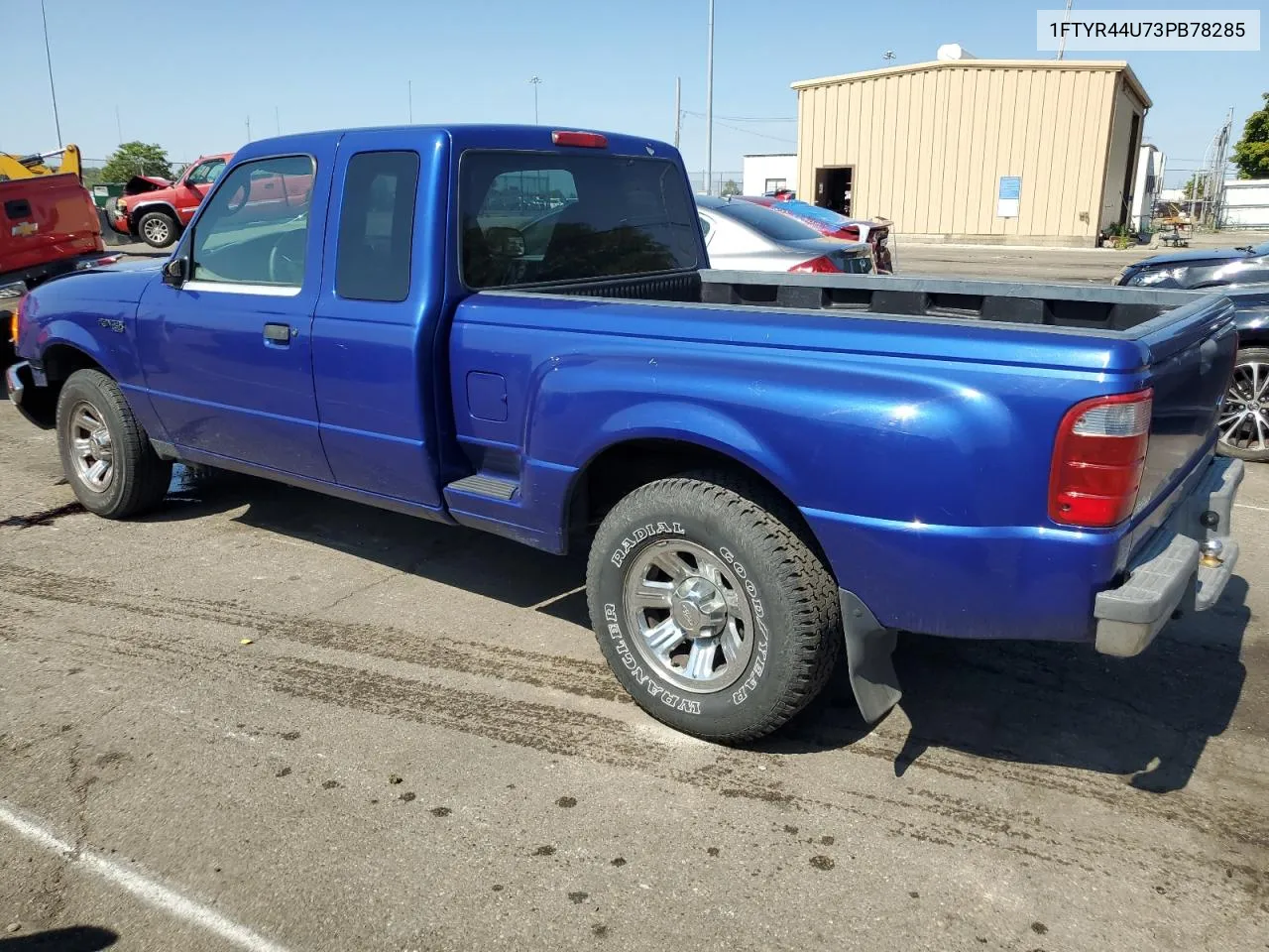 2003 Ford Ranger Super Cab VIN: 1FTYR44U73PB78285 Lot: 71005924