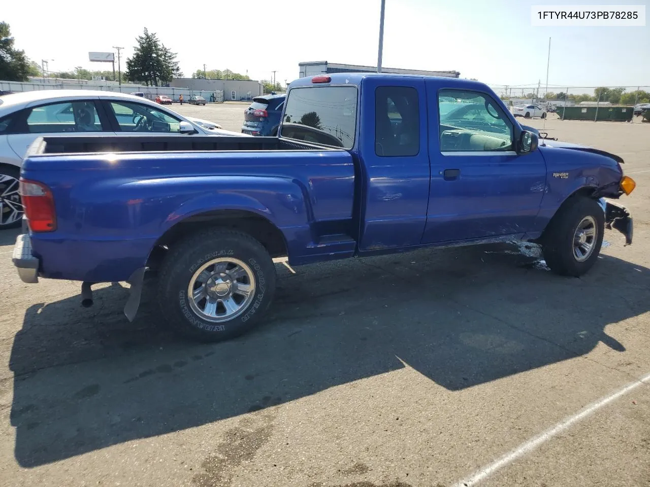 2003 Ford Ranger Super Cab VIN: 1FTYR44U73PB78285 Lot: 71005924