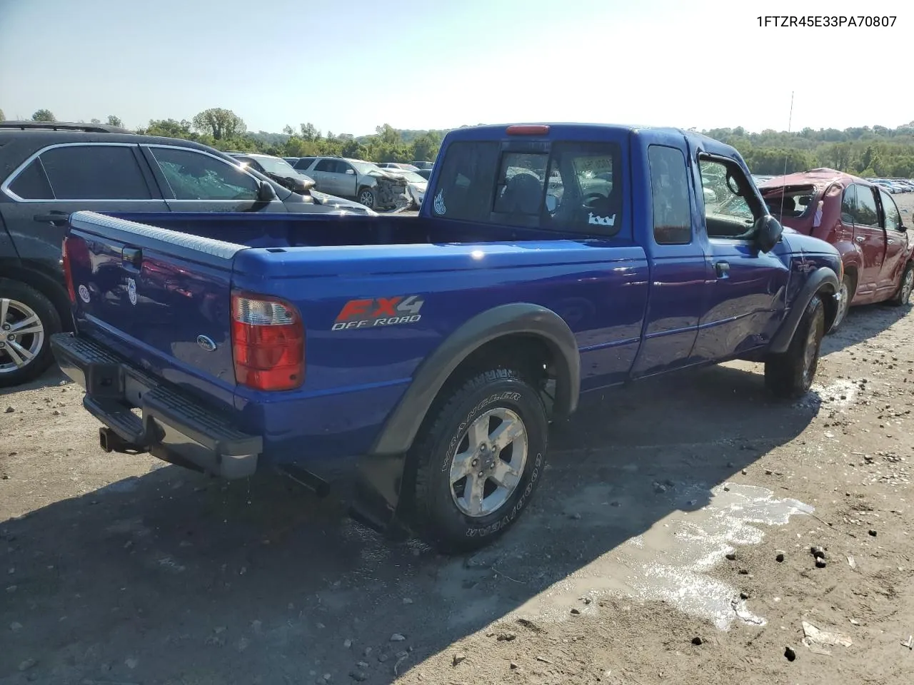 2003 Ford Ranger Super Cab VIN: 1FTZR45E33PA70807 Lot: 71026754