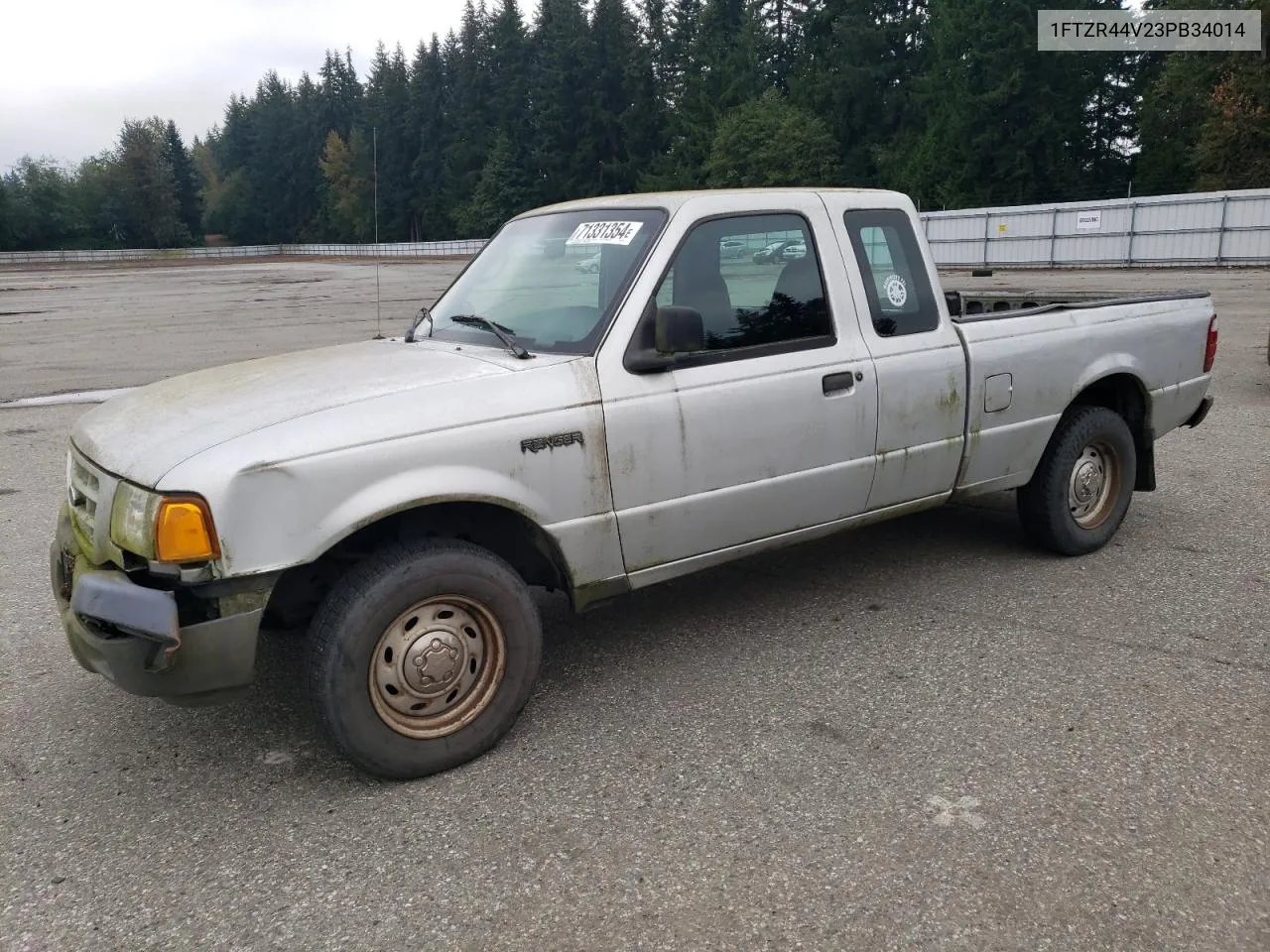 2003 Ford Ranger Super Cab VIN: 1FTZR44V23PB34014 Lot: 71331354