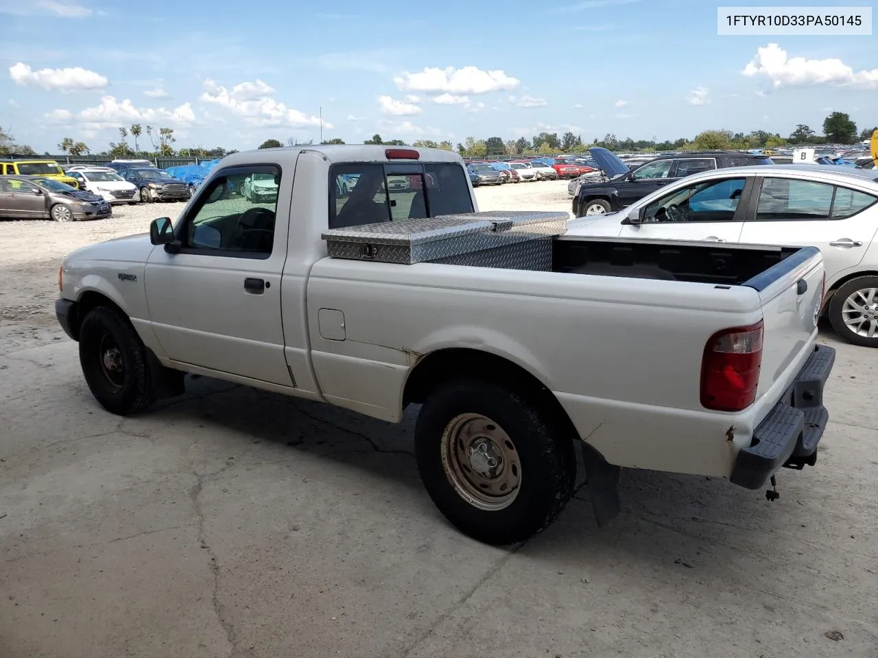 2003 Ford Ranger VIN: 1FTYR10D33PA50145 Lot: 71451654