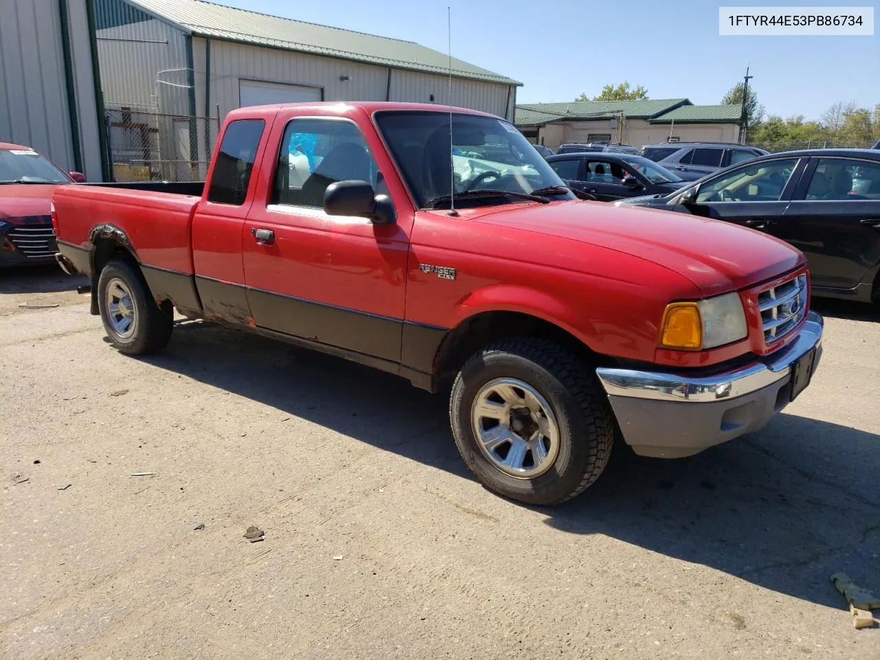 2003 Ford Ranger Super Cab VIN: 1FTYR44E53PB86734 Lot: 72148254