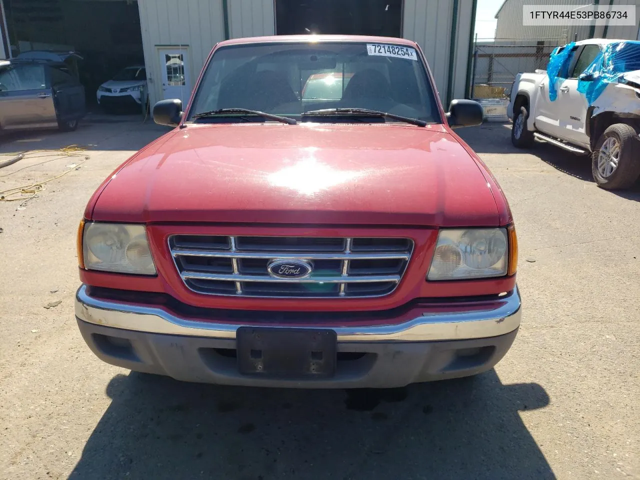 2003 Ford Ranger Super Cab VIN: 1FTYR44E53PB86734 Lot: 72148254