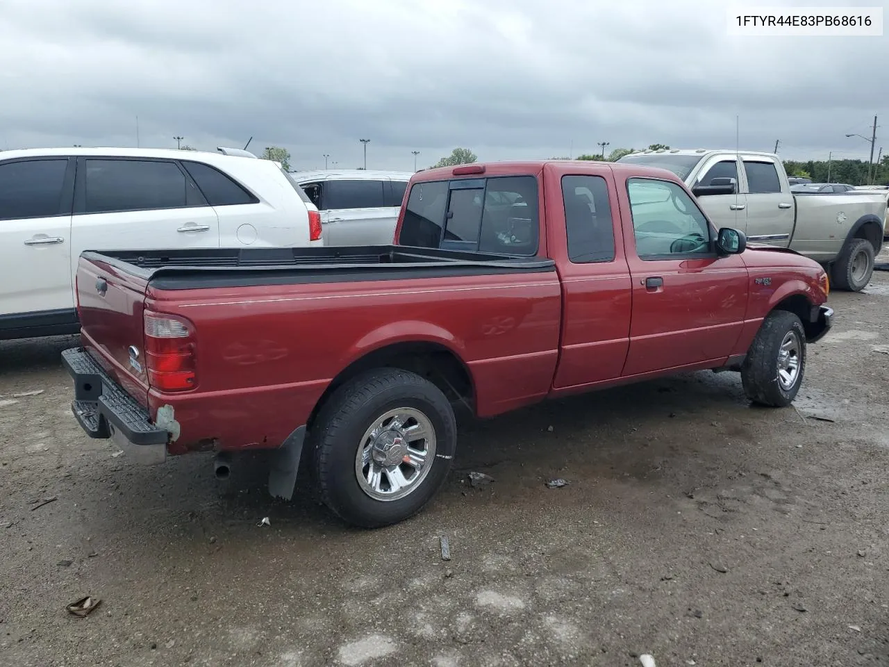 2003 Ford Ranger Super Cab VIN: 1FTYR44E83PB68616 Lot: 72549404