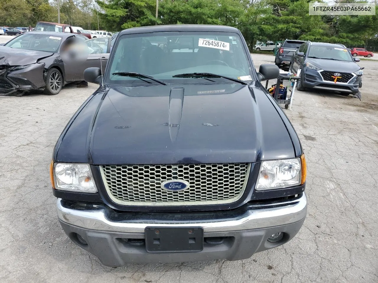 2003 Ford Ranger Super Cab VIN: 1FTZR45E03PA65662 Lot: 72645874