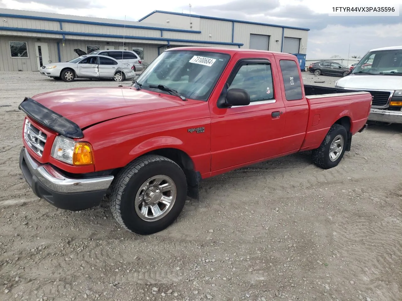 2003 Ford Ranger Super Cab VIN: 1FTYR44VX3PA35596 Lot: 73100684