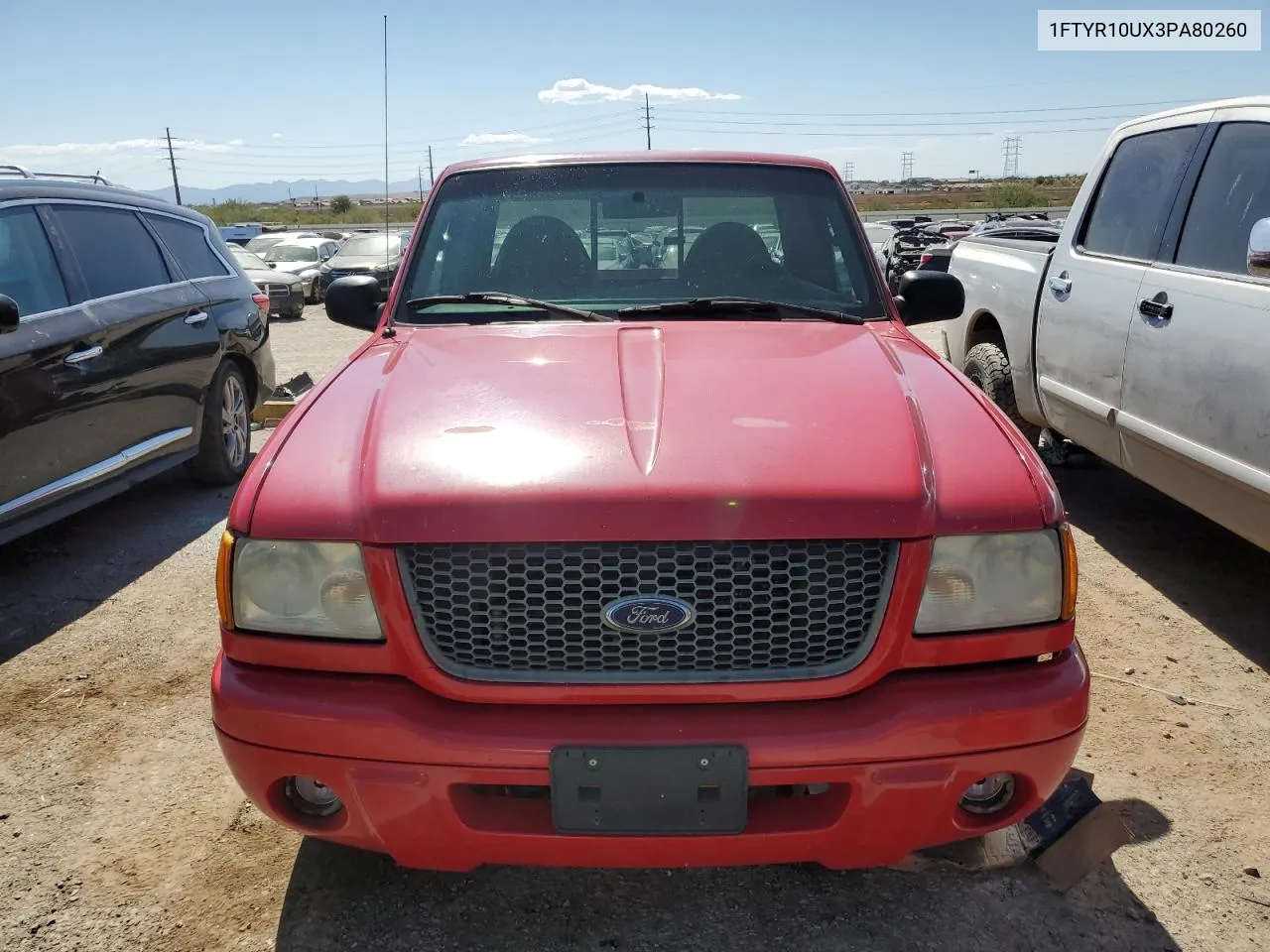 2003 Ford Ranger VIN: 1FTYR10UX3PA80260 Lot: 73172954