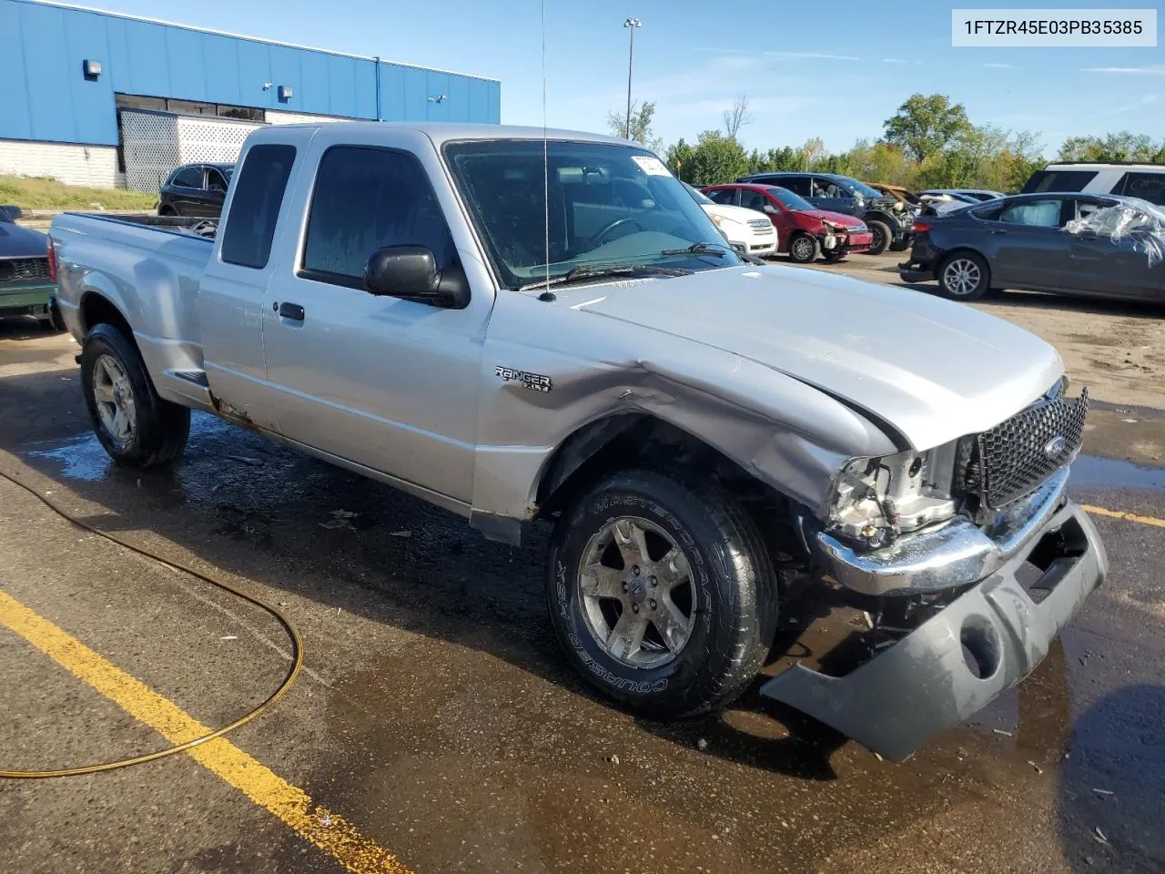 2003 Ford Ranger Super Cab VIN: 1FTZR45E03PB35385 Lot: 73207094