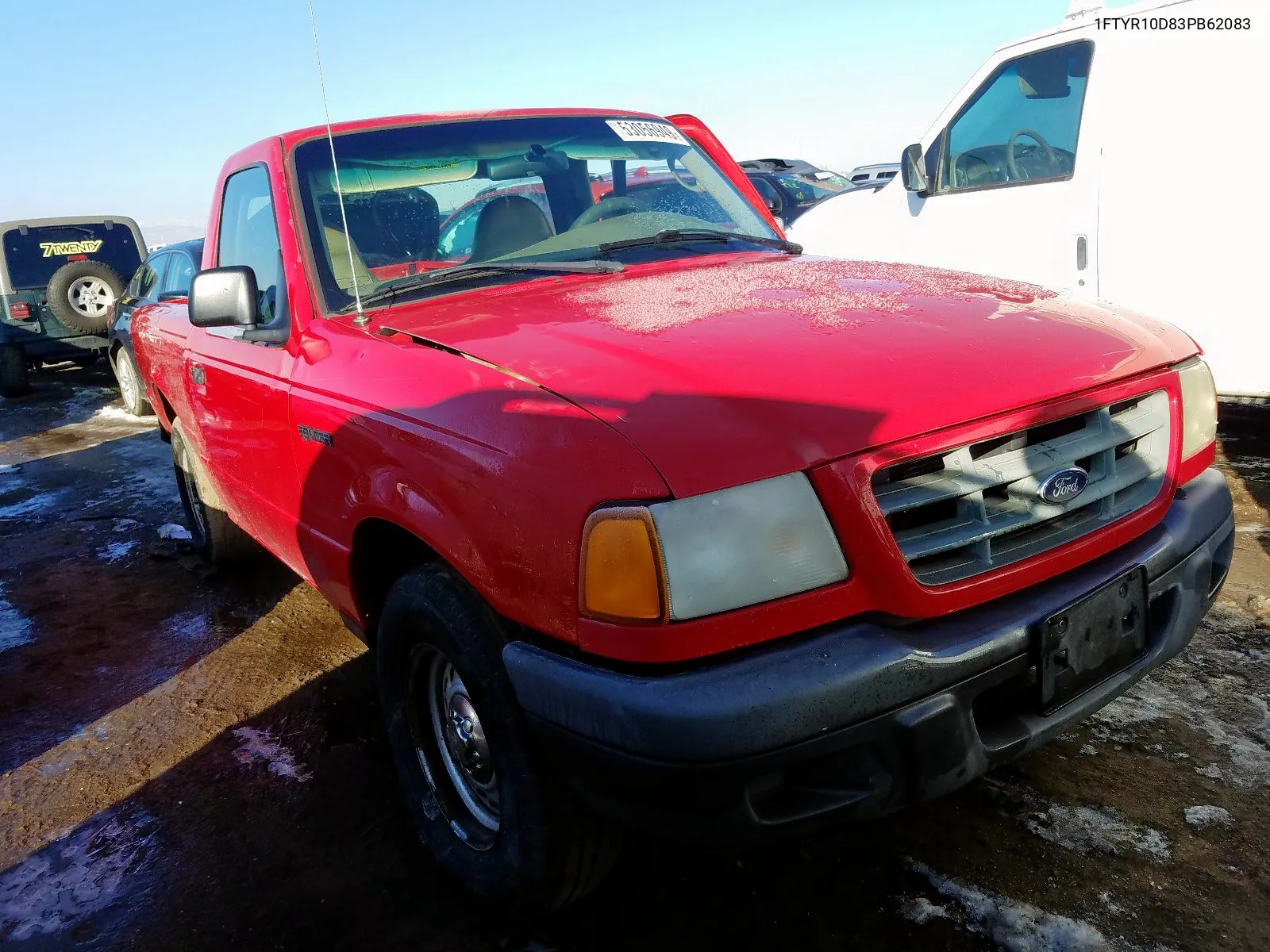 2003 Ford Ranger VIN: 1FTYR10D83PB62083 Lot: 73397734