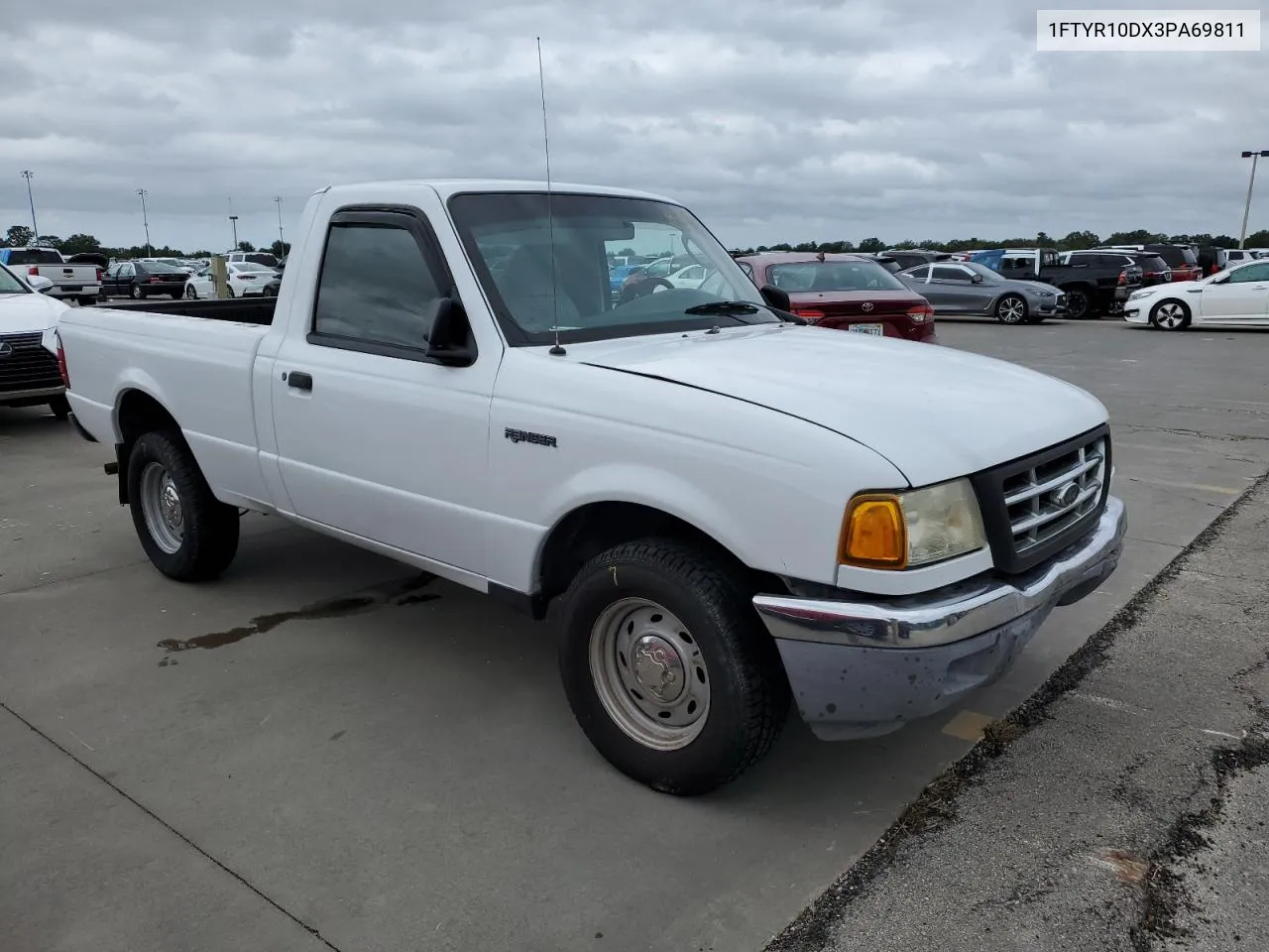 2003 Ford Ranger VIN: 1FTYR10DX3PA69811 Lot: 74109564