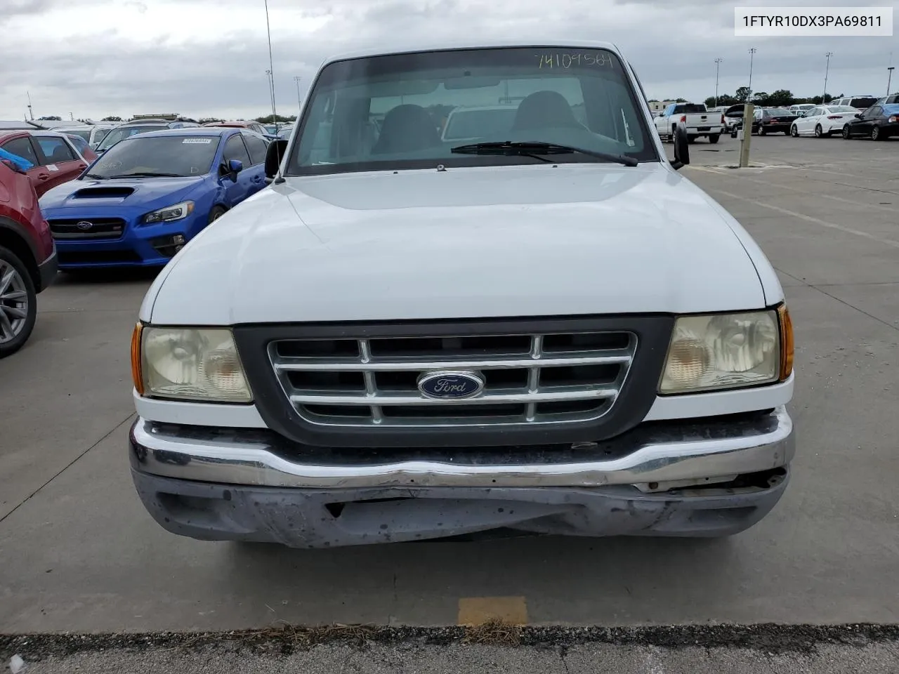 2003 Ford Ranger VIN: 1FTYR10DX3PA69811 Lot: 74109564