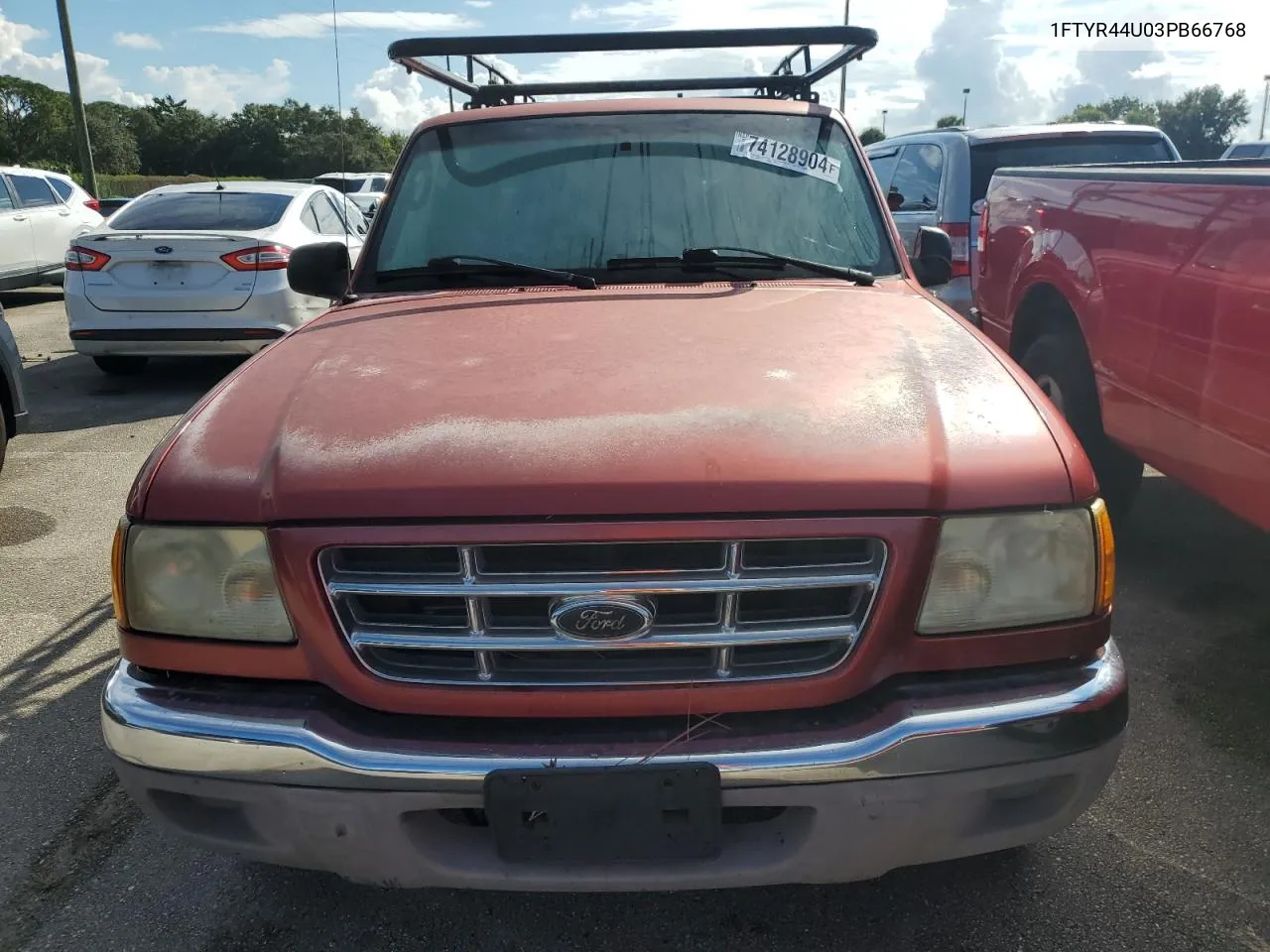 2003 Ford Ranger Super Cab VIN: 1FTYR44U03PB66768 Lot: 74128904