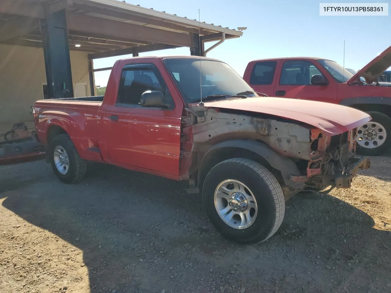 2003 Ford Ranger VIN: 1FTYR10U13PB58361 Lot: 74771564