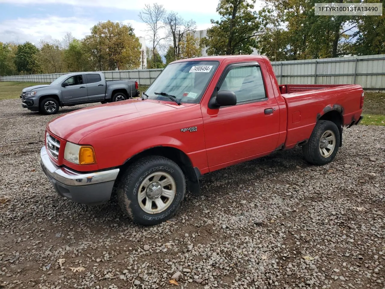 2003 Ford Ranger VIN: 1FTYR10D13TA13490 Lot: 74906494