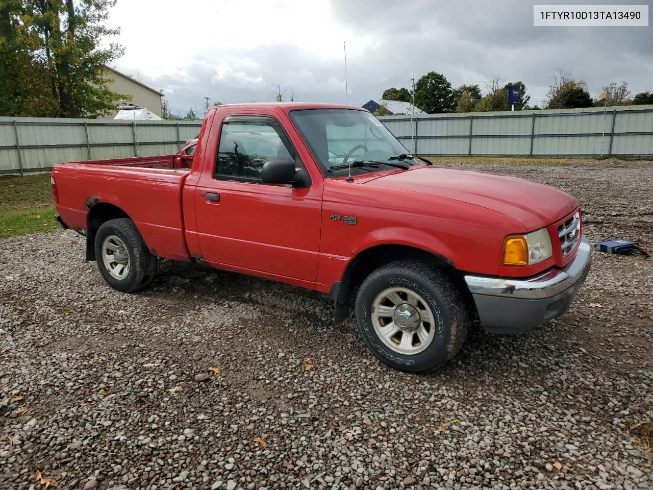 2003 Ford Ranger VIN: 1FTYR10D13TA13490 Lot: 74906494