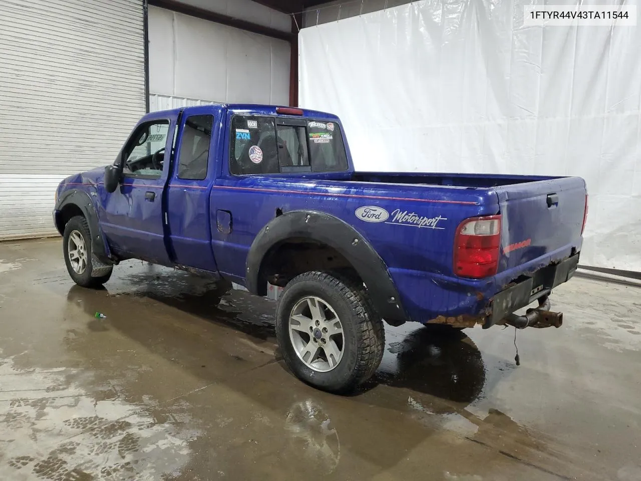 2003 Ford Ranger Super Cab VIN: 1FTYR44V43TA11544 Lot: 74945924