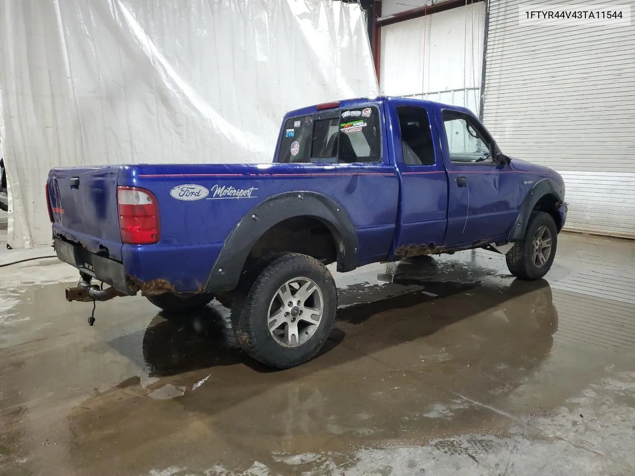 2003 Ford Ranger Super Cab VIN: 1FTYR44V43TA11544 Lot: 74945924