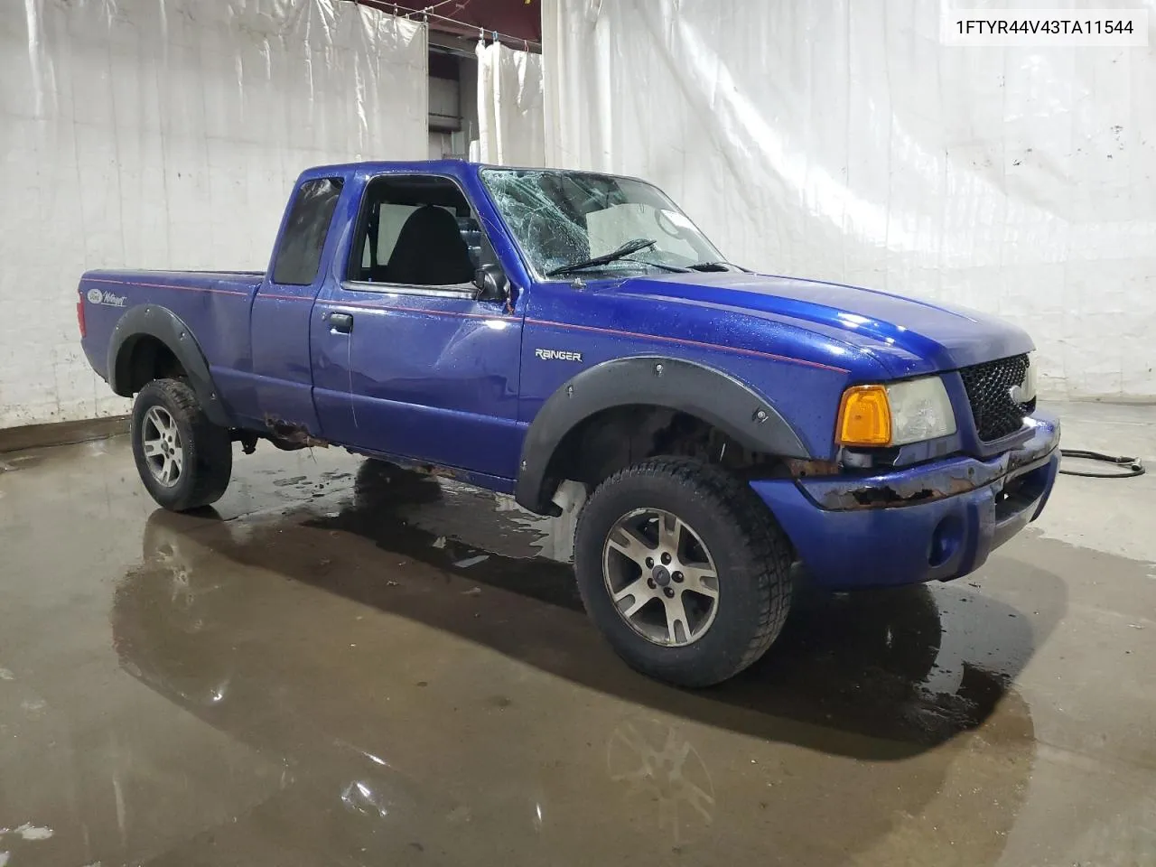 2003 Ford Ranger Super Cab VIN: 1FTYR44V43TA11544 Lot: 74945924