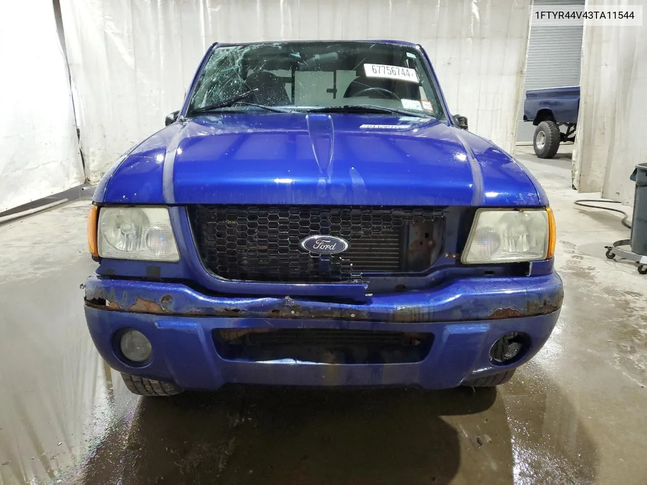 2003 Ford Ranger Super Cab VIN: 1FTYR44V43TA11544 Lot: 74945924