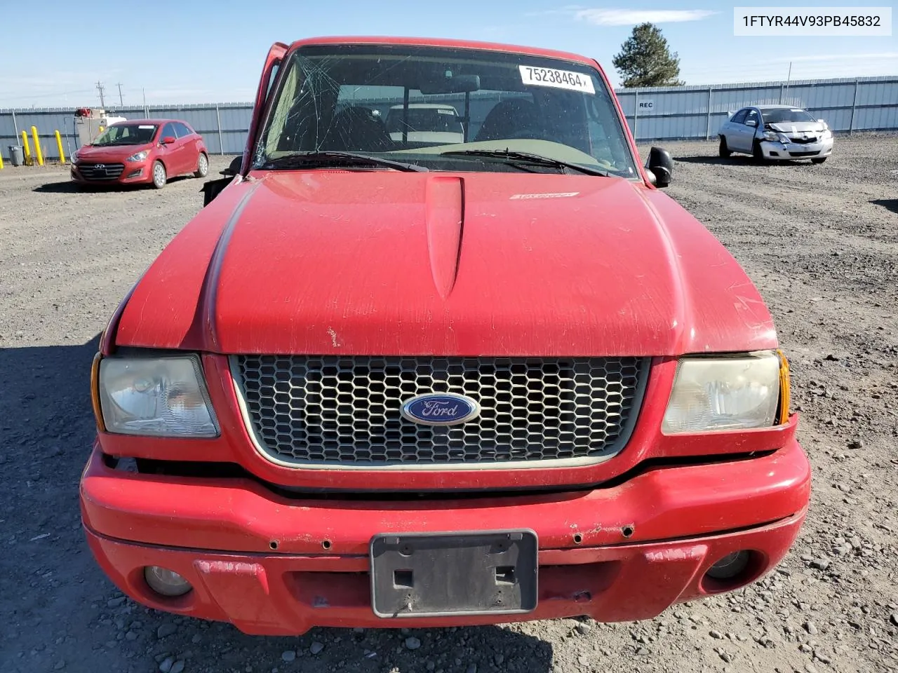 2003 Ford Ranger Super Cab VIN: 1FTYR44V93PB45832 Lot: 75238464