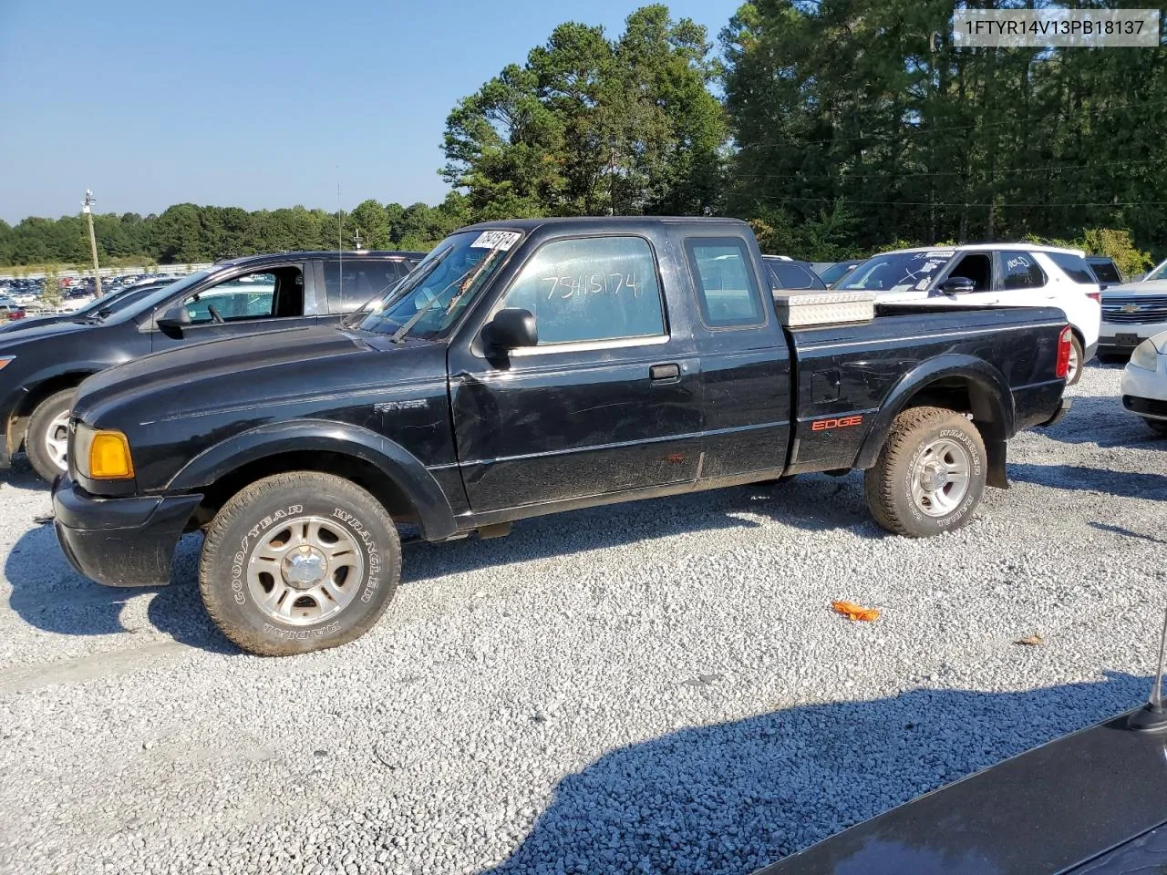 2003 Ford Ranger Super Cab VIN: 1FTYR14V13PB18137 Lot: 75415174