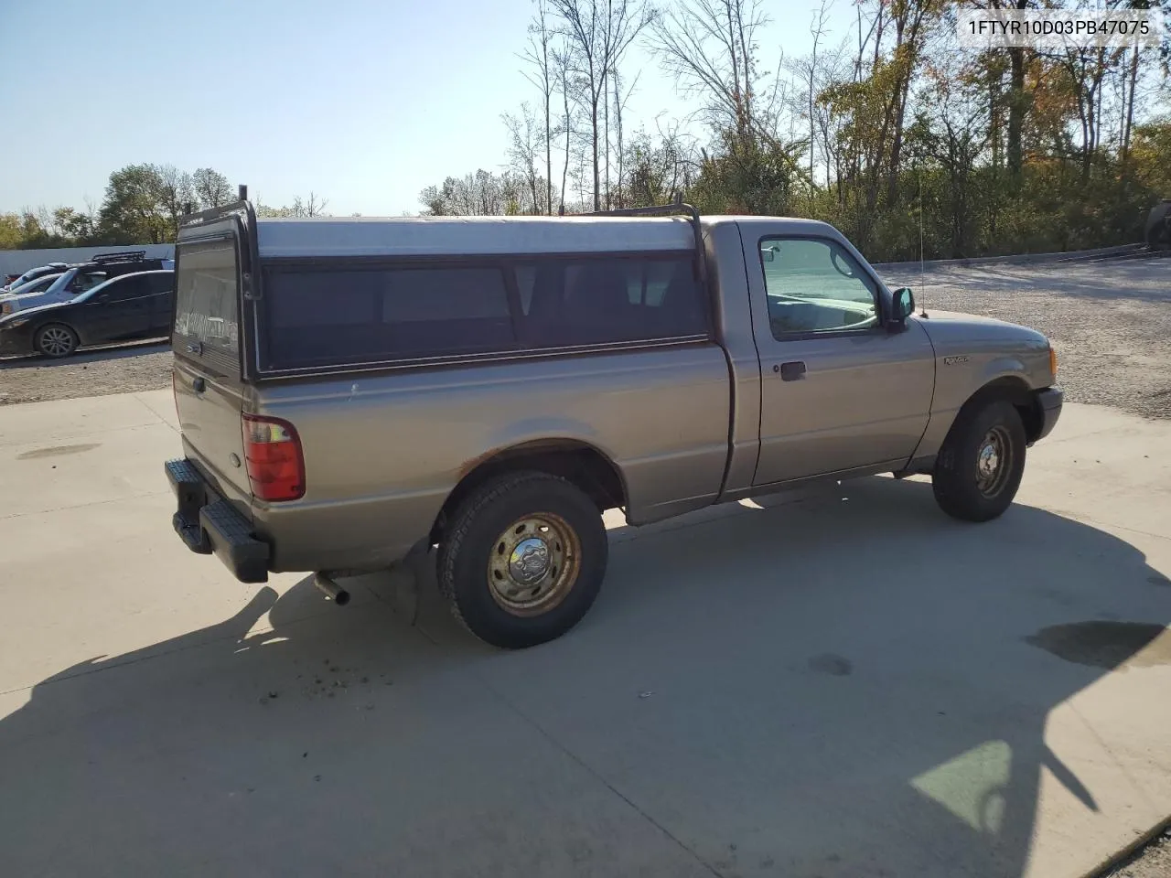 2003 Ford Ranger VIN: 1FTYR10D03PB47075 Lot: 75872094