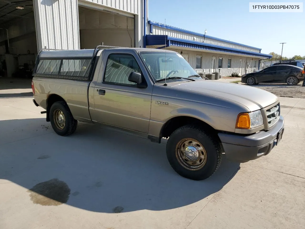 2003 Ford Ranger VIN: 1FTYR10D03PB47075 Lot: 75872094