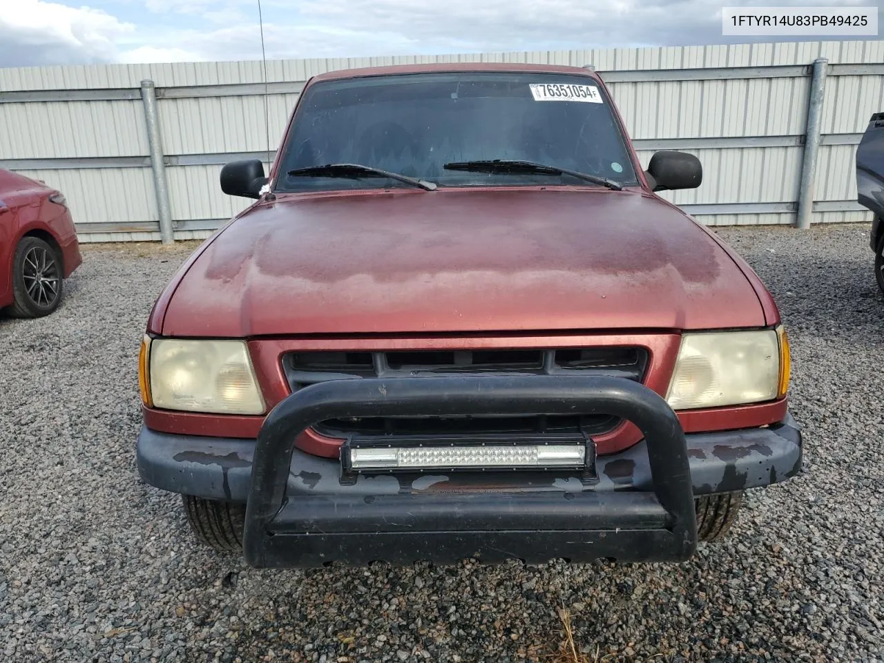 2003 Ford Ranger Super Cab VIN: 1FTYR14U83PB49425 Lot: 76351054