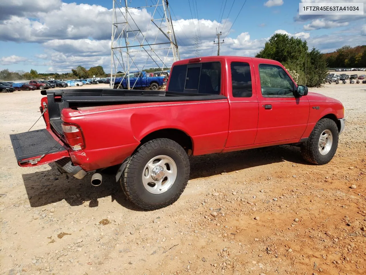 2003 Ford Ranger Super Cab VIN: 1FTZR45E63TA41034 Lot: 76368114