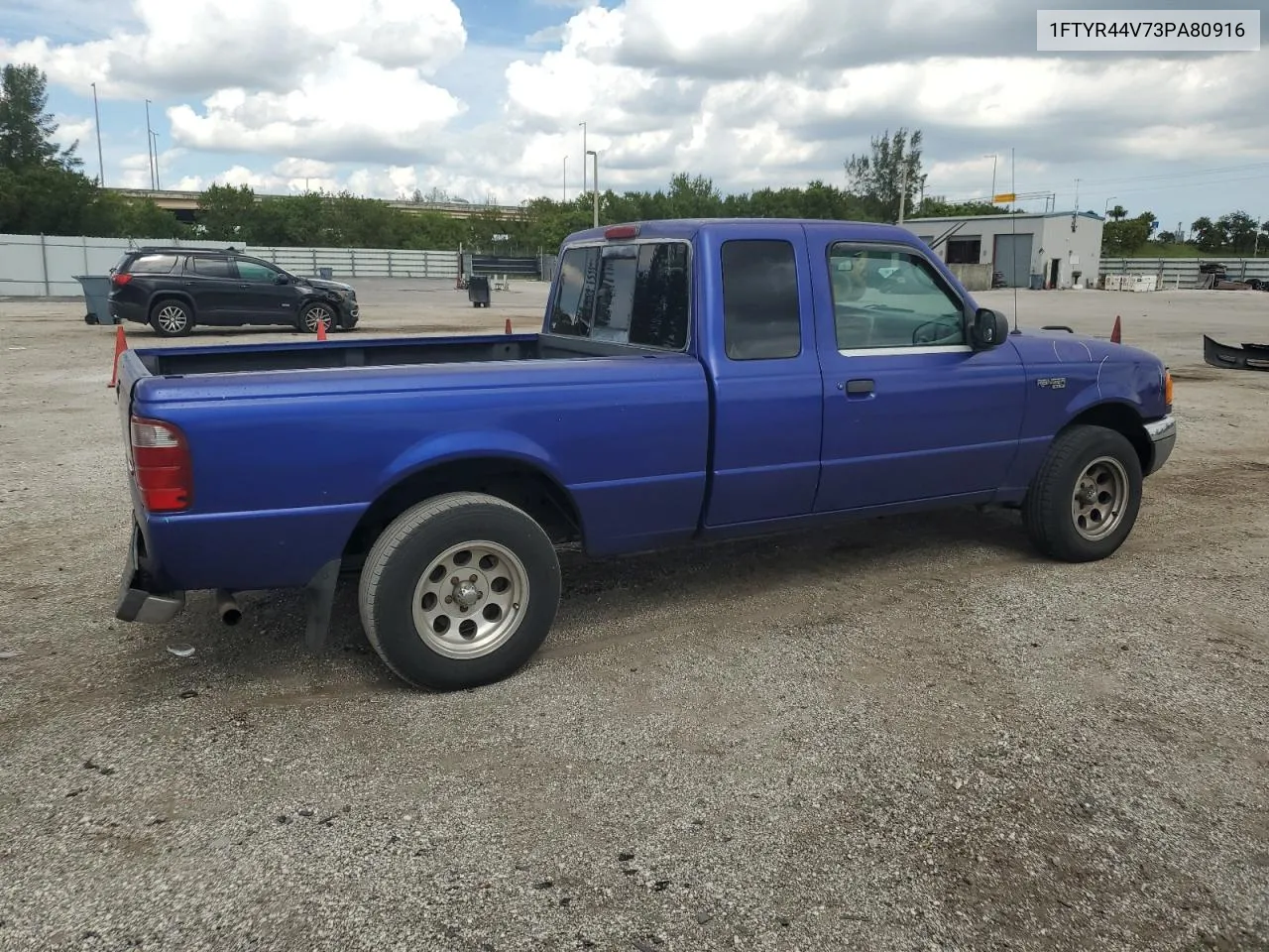 2003 Ford Ranger Super Cab VIN: 1FTYR44V73PA80916 Lot: 76513014