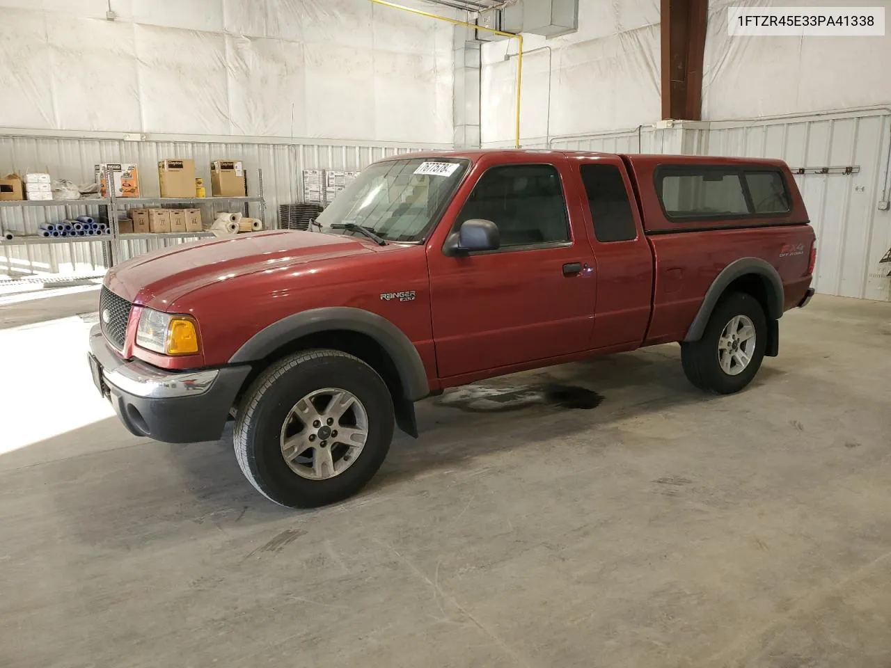 2003 Ford Ranger Super Cab VIN: 1FTZR45E33PA41338 Lot: 76775784