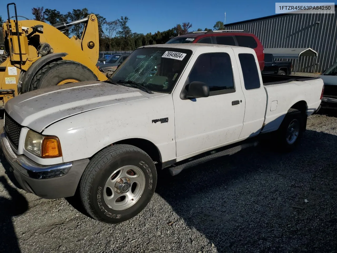 2003 Ford Ranger Super Cab VIN: 1FTZR45E63PA84250 Lot: 76949604