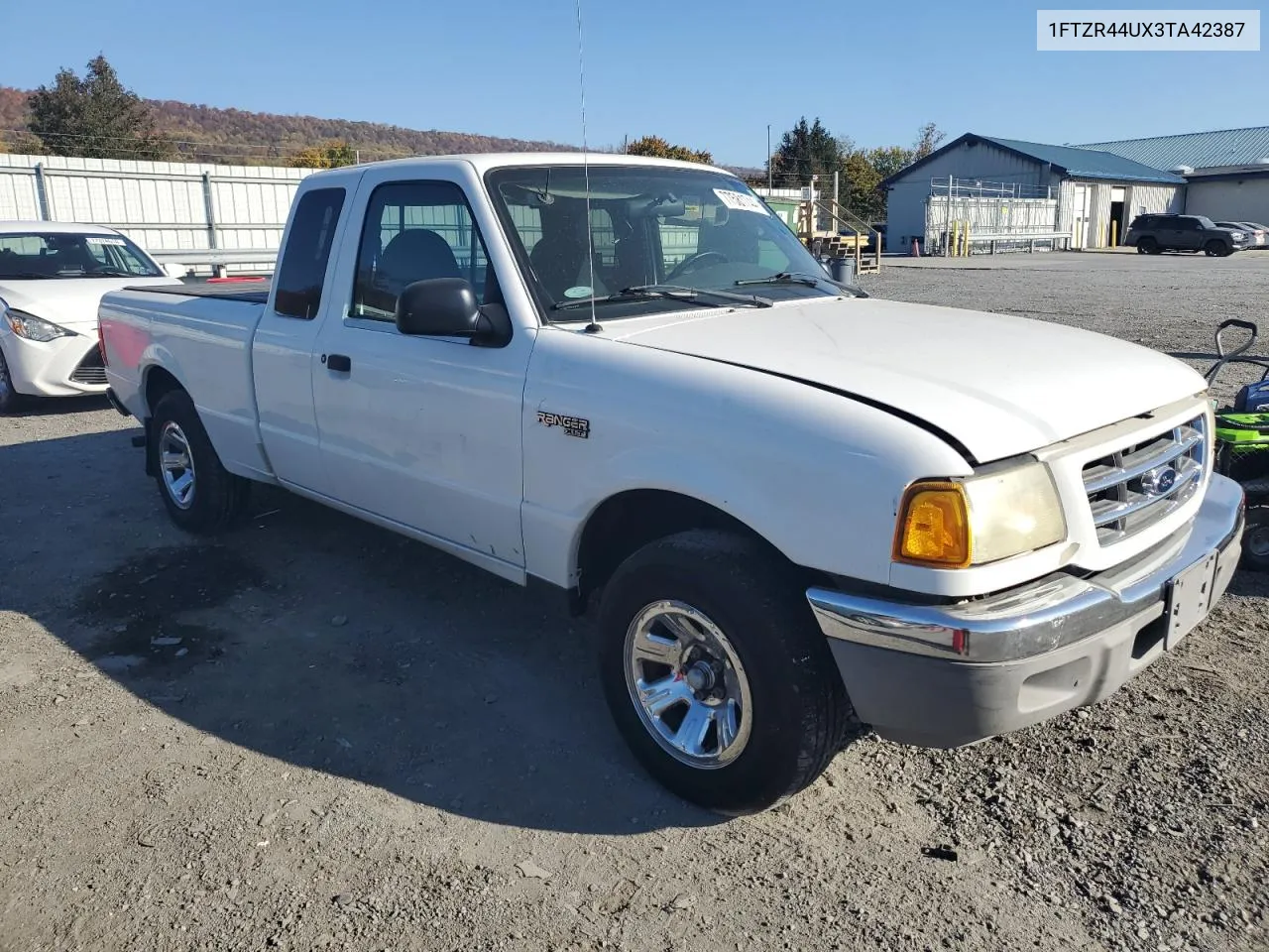 2003 Ford Ranger Super Cab VIN: 1FTZR44UX3TA42387 Lot: 77581744