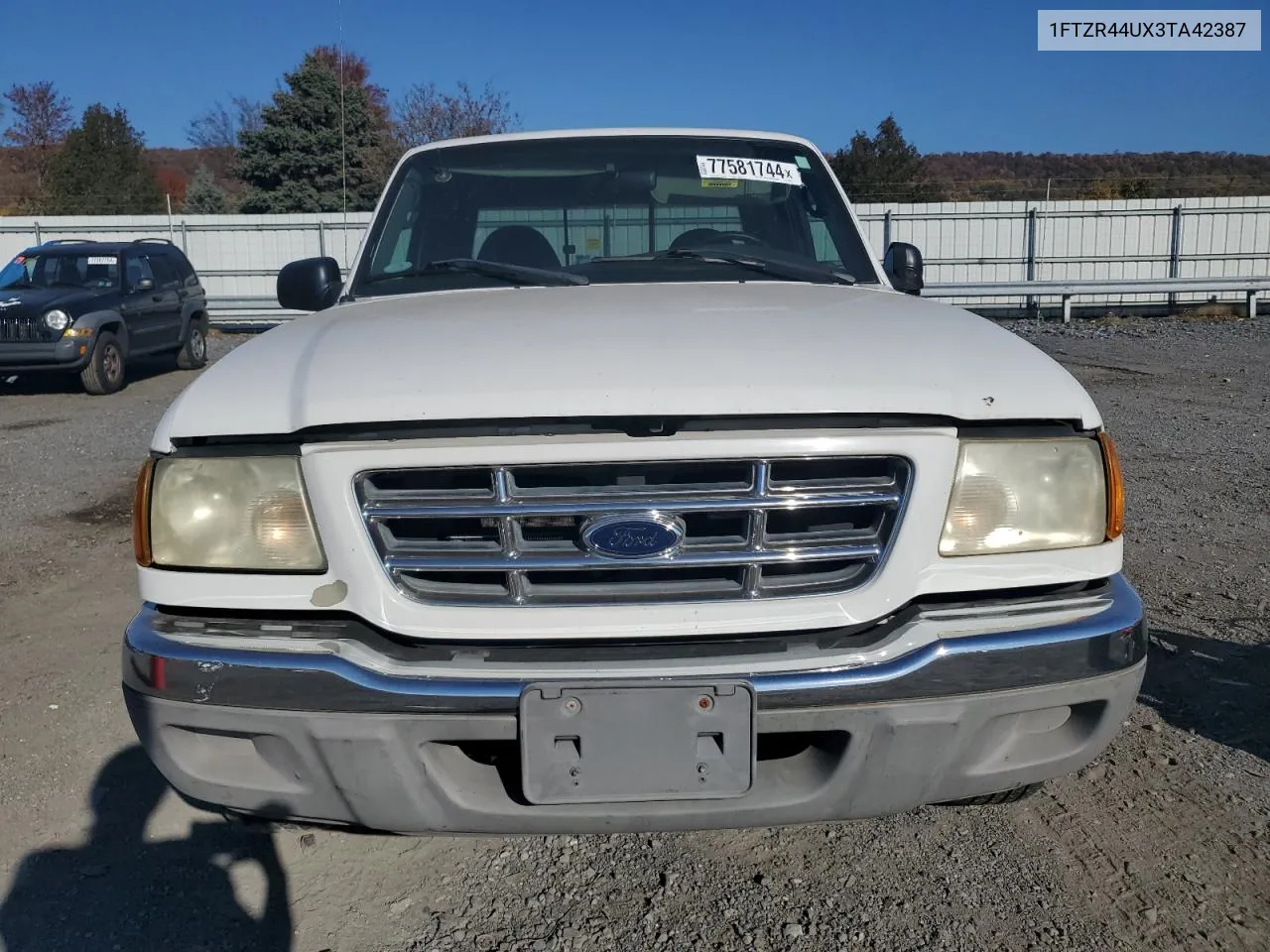 2003 Ford Ranger Super Cab VIN: 1FTZR44UX3TA42387 Lot: 77581744