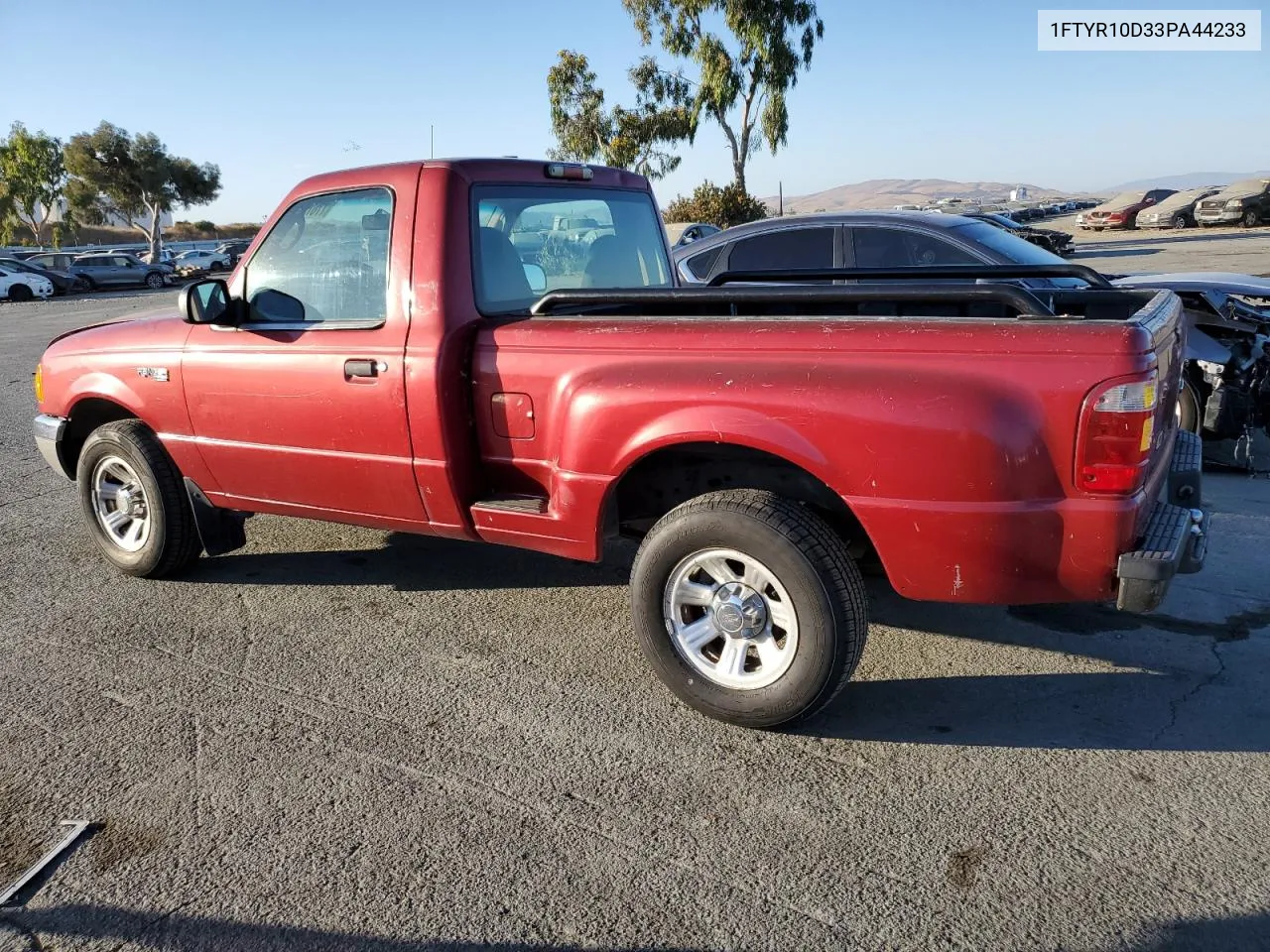 2003 Ford Ranger VIN: 1FTYR10D33PA44233 Lot: 77672764