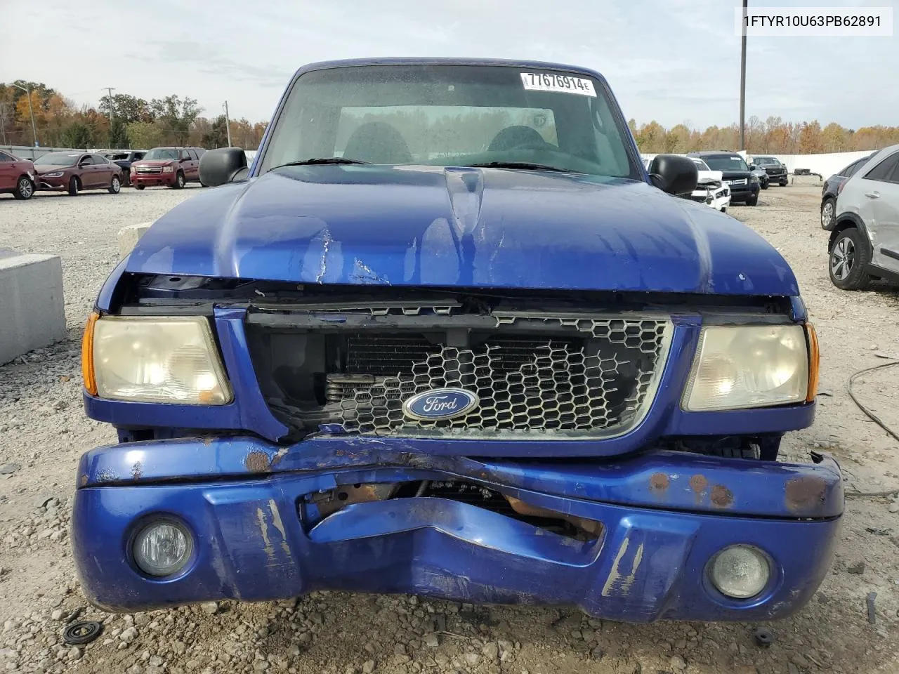 2003 Ford Ranger VIN: 1FTYR10U63PB62891 Lot: 77676914