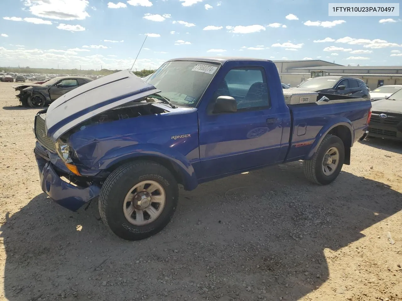 2003 Ford Ranger VIN: 1FTYR10U23PA70497 Lot: 77950774