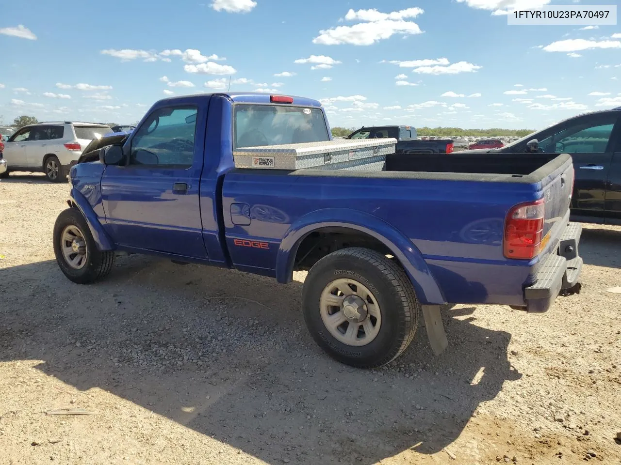 2003 Ford Ranger VIN: 1FTYR10U23PA70497 Lot: 77950774